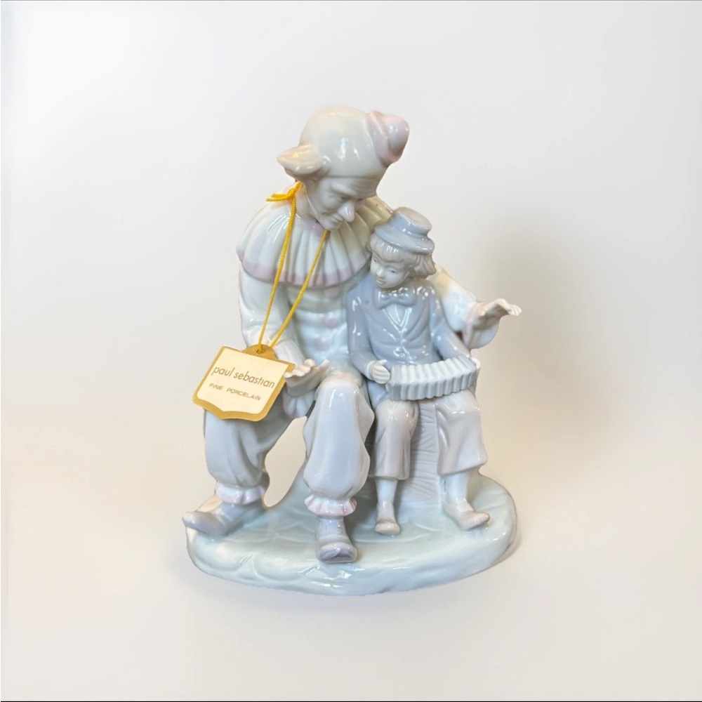 Paul Sebastian - “Friendship” Clown Accordion Lesson -Porcelain